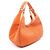 Borsa a Spalla Bottega Veneta Medium Campana Intrecciato Arancione - vista 2