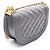 Borsa a tracolla Chanel Boy Small in grigio Marrone - vista 2