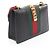 Borsa a Spalla Gucci Sylvie Small Web Line Nero Rosso Verde - vista 2