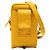 Borsa a tracolla porta telefono con logo FF Fendi Giallo