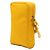Borsa a tracolla porta telefono con logo FF Fendi Giallo - vista 2
