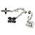 Louis Vuitton Set di orecchini Sweet Monogram Nero Argento