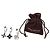 Louis Vuitton Set di orecchini Sweet Monogram Nero Argento - vista 5