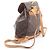 Zaino Louis Vuitton Montsouris MM Marrone - vista 2