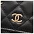 Borsa a Spalla Chanel Matelassé Egyptian Charm Nero - vista 7