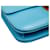 Céline Borsa a Spalla Celine Classic Box Medium Blu chiaro  - vista 5