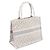 Christian Dior Dior BOOK TOTE Borsa Tote Medium Marrone Bianco - vista 2