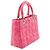Christian Dior Dior Lady Dior Cannage Borsa 2-Way Rosa - vista 2
