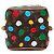 Borsa Louis Vuitton x Yayoi Kusama Monogram Marrone Nero Multicolore Monogramma - vista 3