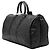 Louis Vuitton Monogram Eclipse Keepall Bandoulière 45 Marrone Nero Monogramma - vista 2