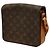 Borsa a tracolla Louis Vuitton Monogram Cartouchiere MM Marrone - vista 2