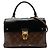 Louis Vuitton Monogram Flap Bag MM Tasche Braun Schwarz Monogramm