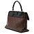 Louis Vuitton Monogram Flap Bag MM Tasche Braun Schwarz Monogramm - Ansicht 2