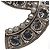 Chanel Silber CC Messing Anhänger-Halskette mit Strass und Kunstperlen - vista 10