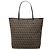 Fendi Zucchino Canvas Tote in Braun Dunkelbraun