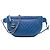Chanel Blue CC Chevron Lambskin Top Zip Belt Bag