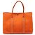 Hermès Garden Party 36 in Toile Orange e Negonda Arancione
