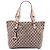 Gucci Beige GG Canvas Icon Bit Tote