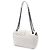 Bolsa Envelope Monogram em couro de bezerro Chevron branco Medium da Saint Laurent Fora de branco - vista 2