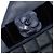 Clutch Chanel Black Large Quilted Lambskin Camellia O Case Nero - vista 5