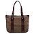 Fendi Zucchino Canvas Tote in Beige