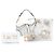Dior Saddle Bag aus weißem Mikrogangleder - Ansicht 8