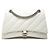 Borsa a Spalla Balenciaga White Medium Crushed Calfskin Chain Bianco