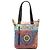 LOEWE Bolso Tote Loewe Nature de nailon con múltiples estampados y ojales Multicolor