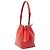 Louis Vuitton Petit Noe in pelle Epi rossa Rosso - vista 2