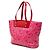 Louis Vuitton Pink Takashi Murakami Coated Canvas Cosmic Blossom Tote PM Rosa - vista 2