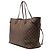 Louis Vuitton Marrone Damier Ebene Neverfull GM - vista 2