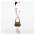 Borsa a tracolla in pelle marrone Burberry - vista 6