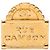Spilla a cupola Rue Cambon placcata oro Gold CC Chanel D'oro