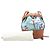 Borsa a secchiello LOEWE Blue Paulas Ibiza Small Canvas Balloon Blu chiaro - vista 8
