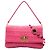 Borsa Miu Miu Pink Matelasse Nappa Crystal Chain Rosa