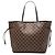 Louis Vuitton Marrone Damier Ebene Neverfull MM