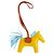 Hermès Yellow Milo Lammfell Grigri Rodeo Taschenanhänger PM Gelb - Ansicht 2