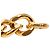 Chanel Gold Gold Plated CC Medallion Kettengürtel Golden - Ansicht 5