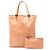 Fendi Pink Zucchino Canvas Vertikaler Tote - Ansicht 8