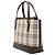 Borsa in tela Burberry Beige House Check - vista 2