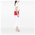 Lady Dior Cannage in vernice Arancione Medium - vista 7