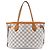 Louis Vuitton White Damier Azur Neverfull PM Bianco