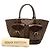 Louis Vuitton Marrone Damier Ebene Manosque GM - vista 8