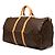 Louis Vuitton Marrone Monogram Keepall 55 - vista 2