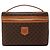 16 Céline Celine Vanity Bag aus beschichtetem Canvas in Braun Macadam