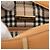 Borsa a tracolla in pelle marrone Burberry Caramello - vista 5