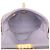 Chanel Mini Flap in pelle di vitello trapuntata viola con catena framing Porpora - vista 4