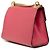 Prada borsa a tracolla envelope monocromatica in pelle Saffiano rosa - vista 2