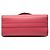 Prada borsa a tracolla envelope monocromatica in pelle Saffiano rosa - vista 3