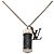 Collana Louis Vuitton Charms Monogram Eclipse in ottone argentato Argento